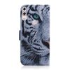 Tiger Pattern Coloured Drawing Horizontal Flip Leather Case for Asus Zenfone 5z ZS620KL / Zenfone 5 ZE620KL, with Holder & Card Slots & Wallet