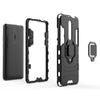 PC + TPU Shockproof Protective Case with Magnetic Ring Holder for Xiaomi 9T / 9T Pro(Black)