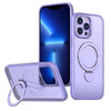 For iPhone 13 Pro Wing Series Gen2 MagSafe Metal Ring Holder Phone Case(Light Purple)