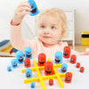 Sets Of Tic Tac Toe Chess Game Linking Parent-Child Interactive Educational Family Toys(Red Blue)