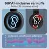 X5 Portable Digital Display Folding Headset FM Radio Headphones, Color: Charging White