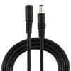 8A 5.5 x 2.1mm Female to Male DC Power Extension Cable,  Length:3m(Black)