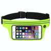 Contact Screen Sports Cell Phone Waist Pack Outdoor Leisure Gear Bag(Fluorescent Green)