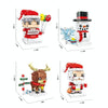 10089D Santa Claus Christmas Theme Building Blocks Small Particles Puzzle Toy