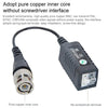 CCTV Via Twisted Pairs Passive UTP Video Transceiver(Black)