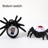 12pcs /Box Halloween Spider Eyeball Lights Candle Lamp Party Atmosphere Decoration Supplies(Orange Eyeball)
