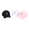 Adjustable Small Hand Embroidery Pattern Sunshade Baseball Cap, Size:M56-58cm(Black)
