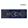 Portable Printed Non-slip Environmental Protection Yoga Mat Drape, Size: 185 x 63cm(Saint Golden Wolf)