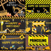 1.2m x 0.8m Construction Vehicle Series Happy Birthday Photography Background Cloth(11604130)