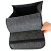 Car Trunk Felt Folding Storage Box Car Finishing Box(Red Large)