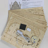LG904 Castle 3D Wooden Puzzle Children Educational Toys DIY Handmade Ornaments