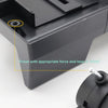 ZJ008 Computer Host Bracket with Brake Movable Tray(Gray White)
