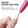 Aluminum Alloy Nail Grinding Machine USB Electric Nail Polish Remover(Rose Pink)