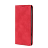 For Asus Zenfone 9 Skin Feel Magnetic Horizontal Flip Leather Phone Case(Red)