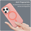 For iPhone 14 Pro Max MagSafe Frosted Translucent TPU + PC Full Coverage Phone Case(Red)