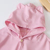 UPF50+ Baby Sunscreen Cloak Summer Thin Outer Wear Breathable Sunscreen Clothes Jacket, Size: S For 0-1 Years Old(Pink)