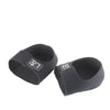 Heel Fatigue Shock Absorption And Warmth Gel Protective Cover, Size:L, Style:with Printing(Black)