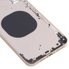 iPhone XS Max Back Housing Cover (Gold, iP13 Pro Max Style)