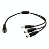 12V DC Power Extension Cable 0.37m 3-in-1