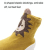 D2201 Children Cartoon Tube Floor Socks Knitted Soft Bottom Baby Shoes Socks, Size: 26-27(Brown Deer)