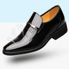 Men Hollow Breathable Shoes Comfortable Business Dress Shoes, Size:42(Black)