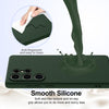 For Samsung Galaxy S25 Ultra 5G Shockproof Silicone Magsafe Phone Case(Dark Green)