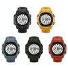 SYNOKE 9811 Luminous Large Screen Outdoor Running Student Watch(Black)
