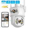 QX95 6MP Dual Lens WiFi Security Camera with AI & Siren (AU)