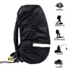 Reflective Light Waterproof Dustproof Backpack Rain Cover Portable Ultralight Shoulder Bag Protect Cover, Size:M(Black)