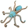 Simulation Octopus Plush Toy Pillow Underwater Animal Doll Creative Gift, Height:50cm(Brown)