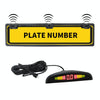 PZ300L Europe Car License Plate Frame Parking Sensors Reversing Radar with 3 Radar Detector