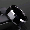 Men Ring, Ring Size:7(Silver)