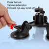 Car General Purpose Vehicle Bracket Suction Cup Fixed Glass Video Shooting Base, Shape: Suction Cup+PTZ