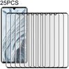 For Xiaomi Mi Note 10 25 PCS 3D Curved Edge Full Screen Tempered Glass Film(Black)