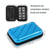 For Nintendo 3DS Game Console Hard Disk EVA Multi-functional Digital Box(Blue)