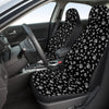 Car Universal Printed Seat Protector Automobile Decoration Supplies, Style: Footprint And Bone