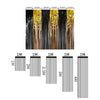 Black And Gold Rain Curtain Festival Party Decoration Props, Size: 1x2M