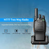 RETEVIS H777 16 Channels Compact Portable Handheld Walkie Talkie With Charging Base, Style: FRS