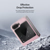 For Samsung Galaxy Z Flip6 5G DUX DUCIS Bril Series PU + TPU Phone Case(Pink)