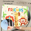 Suction Cup Car Sunshade Children Rear Side Window Insulation Sunscreen Cartoon Car Curtain, Style: Hat Bear