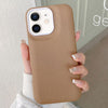 For iPhone 11 Leather Texture Phone Case(Khaki)