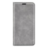 For Samsung Galaxy S25 5G Retro-skin Magnetic Suction Leather Phone Case(Grey)