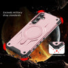 For Samsung Galaxy S23 FE 5G Straship Magnetic TPU Hybrid PC Phone Case(Rose Gold)