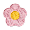 Silicone Licking Mat for Dogs & Cats, Pink, 15cm, Slow Feeder