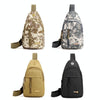 SHENGAO Messenger Small Chest Bag Oxford Cloth Climbing Bag Outdoor Men Shoulder Bag(Black)