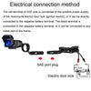 Kewig Motorcycle Phone Charger Outdoor Riding Fast Charging Waterproof USB Charging Stand, Model: B10-A