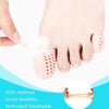 With Hole Toe Set High Heels Anti-Wear Anti-Pain Toe Protective Cover, Size: S(Purple)