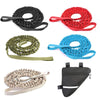 Bicycle Trailer Rope Parent-Child Tensile Traction Rope(Khaki + Triangle Bag)