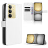 For Realme C75 4G Diamond Texture Leather Phone Case(White)
