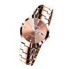FNGEEN 5808 Men Fashion Steel Strap Quartz Watch Couple Watch(Brown Steel Coffee Surface)